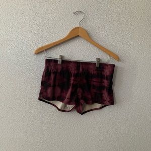 Purple Tie Dyed Shorts